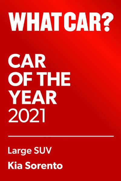 'What car?' Car of the year 2021. Large SUV Kia Sorrento