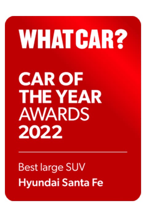 2022. Best large SUV of the year. Hyundai Santa Fe