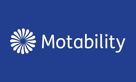 Motability logo.